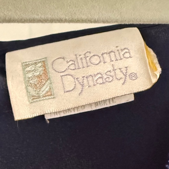 Vintage California Dynasty Blue Gown size Large - Picture 2 of 5
